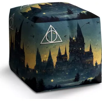 Taburet Sablio Taburet Kostka Noční Bradavice: 40x40x40 cm - Sablio