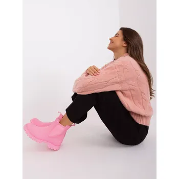 Dámský svetr Přepínač AT SW 0146.10P světle růžová jedna velikost