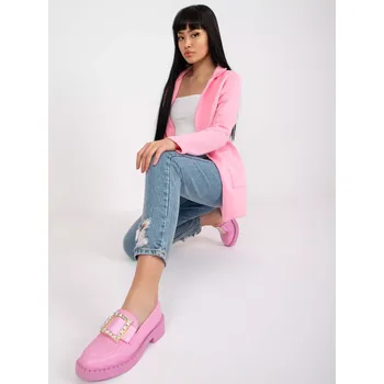 Dámský kabát Dámské sako RV ZT 7845.45 růžové L/XL