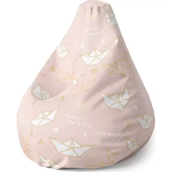 Sedací pytel Sedací vak Pear Skládací lodičky - Sablio - 70 x 95 x 15 cm