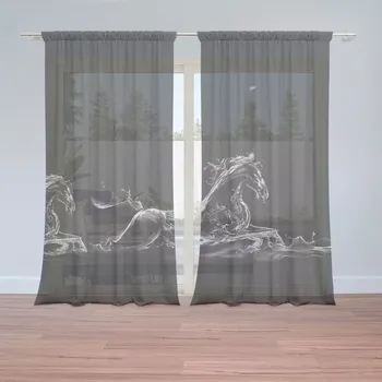 Záclona Sablio Záclony Vodní kůň: 2 ks - 150x250 cm - Sablio