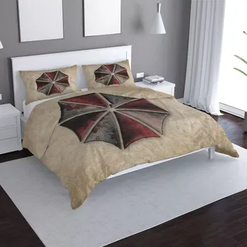 Povlečení Saténové povlečení Resident Evil Umbrella Corporation Vintage - Sablio - 140x200 / 90x70