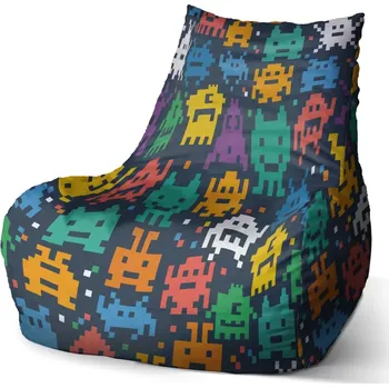 Sedací pytel Sedací vak Bean Videohra 3 - Sablio - 100 x 90 x 45 cm