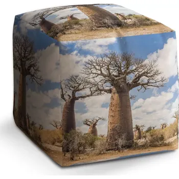 Taburet Sablio Taburet Kostka Strom: 40x40x40 cm - Sablio