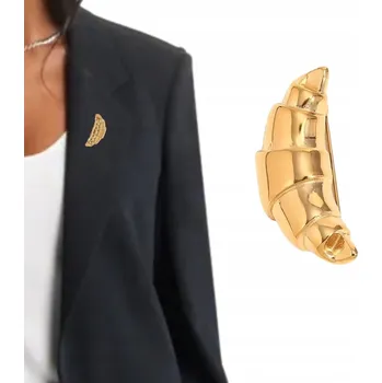 Brož Brož pro cukrářského pekaře croissant rogal, efektní přídavek zlata