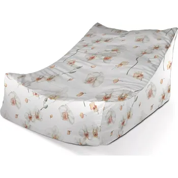 Sedací pytel Sablio Sedací vak Lounge Bílá orchidej - 120 x 100 x 80 cm