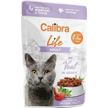 Calibra Cat Life kapsička Veal in Gravy SET 28x 85 g