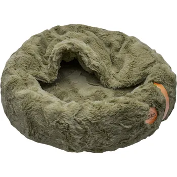 Pelíšek pro psa RedAnt Ňuňu kukaň pro malé psy a kočky zelená 50 cm