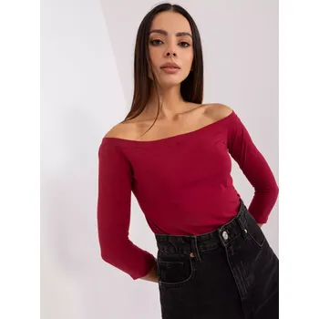 Dámská košile Halenka RV BZ 4692.11 bordó L