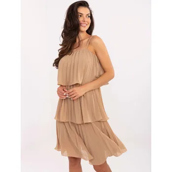 Dámské šaty TW SK BI šaty 2136.97 camel jedna velikost