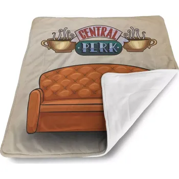Dětská deka Sablio Dětská deka pro miminko Seriál přátelé CENTRAL PERK Gauč - 80x100 cm
