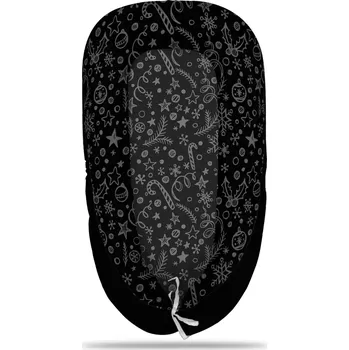 Hnízdečko pro miminko Sablio Hnízdečko pro miminko Vánoce na černé