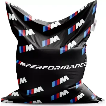 Sedací pytel Sedací vak Classic MPERFORMANCE černý vzor - Sablio - 150x100 cm