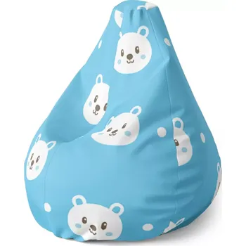 Sedací pytel Sedací vak Pear Medvídci - Sablio - 70 x 95 x 15 cm