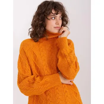 Dámský svetr Propojka AT SW 2355 2.19P světle oranžová jedna velikost
