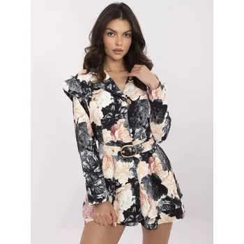 Dámský overall DHJ KO 20615 1.66 černo-béžový overal jedna velikost