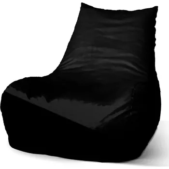 Sedací pytel Sedací vak Bean Černá - Sablio - 100 x 90 x 45 cm