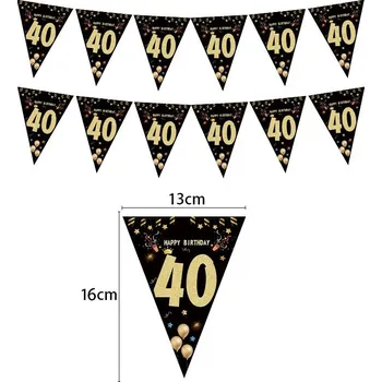 Party dekorace Narozeninová girlanda party | narozeninová výzdoba - 40.