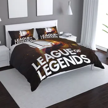 Povlečení Saténové povlečení League of Legends Abstract - Sablio - 140x200 / 90x70