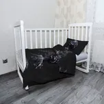 Sablio Mikroplyšové povlečení do dětské postýlky BLACK PANTHER z profilu Vesmír - 100x135 / 40x60