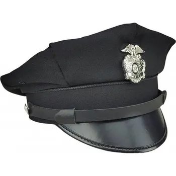 Klobouk MILTEC Brigadýrka police US policie s odznakem Varianta: s odznakem, Velikost: XL (61cm)