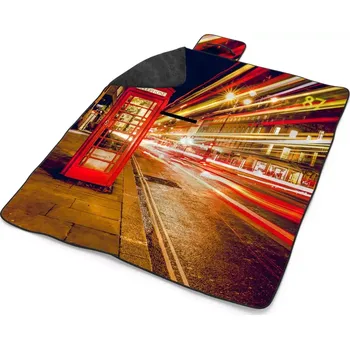 deka Sablio Plážová deka Noční Londýn: 200x140 cm