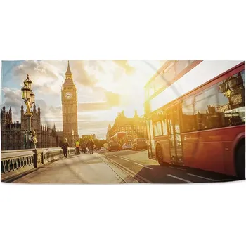 Ručník Ručník s potiskem Londýn Big Ben - Sablio - 30x50 cm