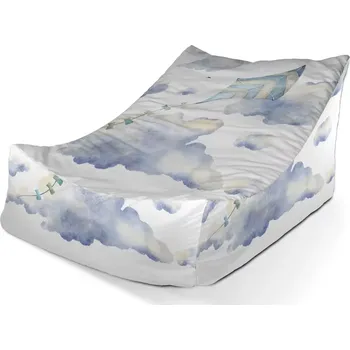 Sedací pytel Sablio Sedací vak Lounge Bezstarostný den - 80 x 95 x 50 cm