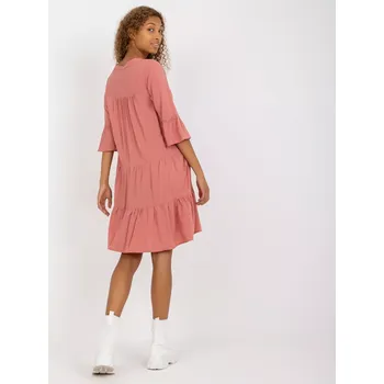 Dámské šaty Šaty D73761M30214A3 tmavě růžové S