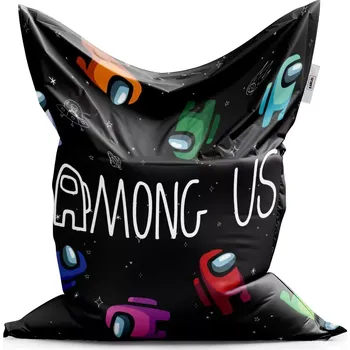 Sedací pytel Sablio Sedací vak Classic AMONG US Levitující ve vesmíru - 200x140 cm