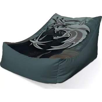 Sedací pytel Sablio Sedací vak Lounge Zaklínač V mlze - 80 x 95 x 50 cm