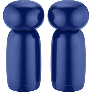 Domácí spotřebič Blomus MOLI mlýnek na sůl a pepř dřevěný modrý