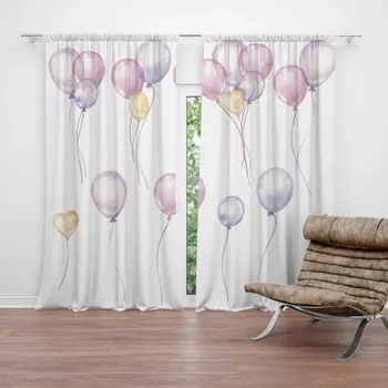 Závěs Sablio Závěsy Pastelová oslava: 2ks 140x250cm