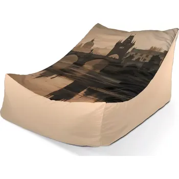 Sedací pytel Sedací vak Lounge Praha Karlův most 1 - Sablio - 80 x 95 x 50 cm