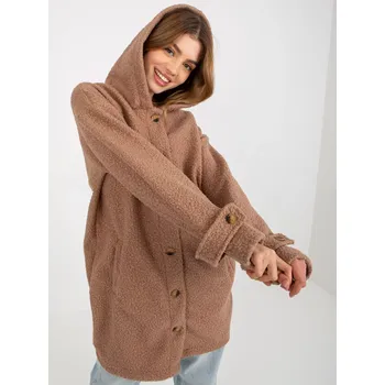 Dámský kabát RV Coat PL 8449.98P světle hnědá L/XL