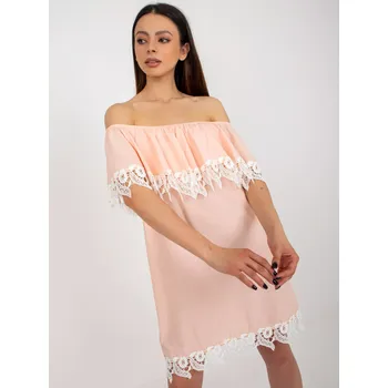 Dámské šaty LK SK 506987 šaty.04X broskev 40