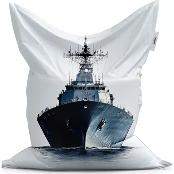 Sedací pytel Sablio Sedací vak Classic Válečná loď na klidném moři - 150x100 cm