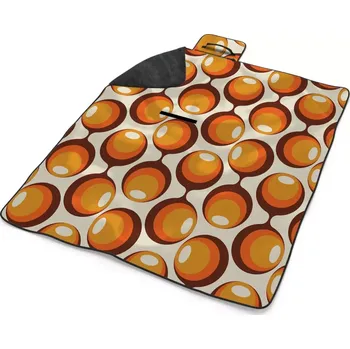 deka Sablio Plážová deka Karamelové kruhy: 200x140 cm