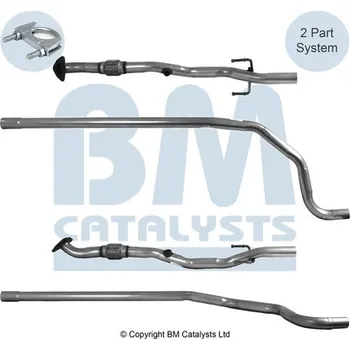 Výfukový systém Výfuková trubka BM CATALYSTS BM50156
