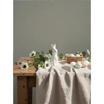 Velikonoční dekorace Sinsay - Keramický velikonoční zajíček s náhrdelníkem - bílá - 857JG-00X - 857JG-00X-ONE