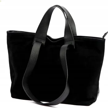 Kabelka Vera Pelle kabelka z pravé kůže černá