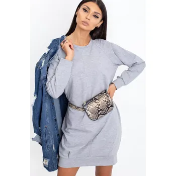 Dámské šaty Šaty RV TU 5184.93P šedá S/M