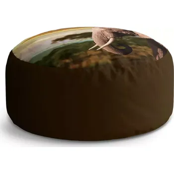 Taburet Sablio Kulatý taburet Circle Slon z profilu: 38x48 cm - Sablio