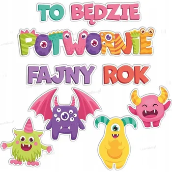 Obraz VELKÉ ŠKOLNÍ DEKORACE - STRAŠIDELNĚ SKVĚLÝ ROK - XL