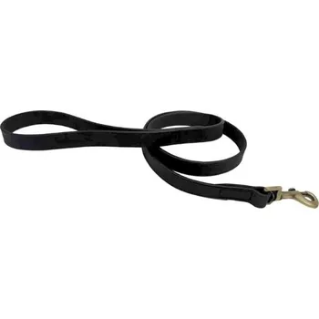 Vodítko pro psa Anadi Tabitha klasické vodítko z voskované kůže černé 150 cm