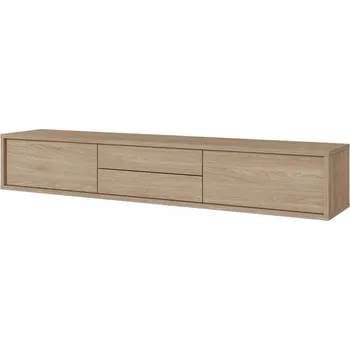 Televizní stolek TV stolek Moddern 180 cm šuplík a možnost zavěšení, dub olejovaný