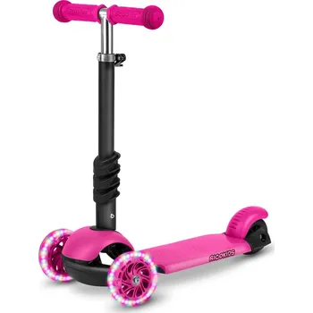 Dětská tříkolka Tříkolka Ricokids Buggy tříkolová koloběžka - růžová