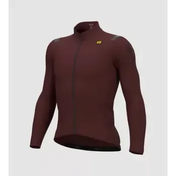 Cyklistika Alé R-EV1 Warm Race pánský zateplený dres dlouhý rukáv Burgundy vel. M