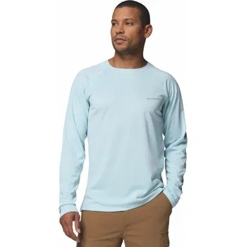 Pánské tričko Columbia Alpine Chill Pro LS Crew II M 2157341482 - marine light XL