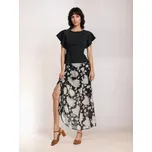 Sinsay - Květinová midi sukně - vícebarevná - 294GZ-MLC - 294GZ-MLC-XXL